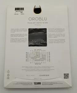 OROBLU Polka-Dot Tights - Black / Gr. L - Bild 2