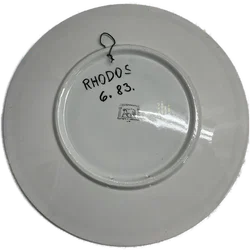 Antiker Wandteller Appolon Rhodos 33,5cm - Deko & Rarität 1983 - Bild 2