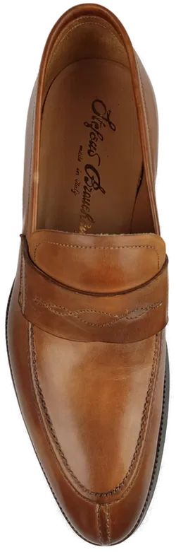 Stefano Branchini Leder Herrenslipper, braun - Gr. 43 - Bild 4