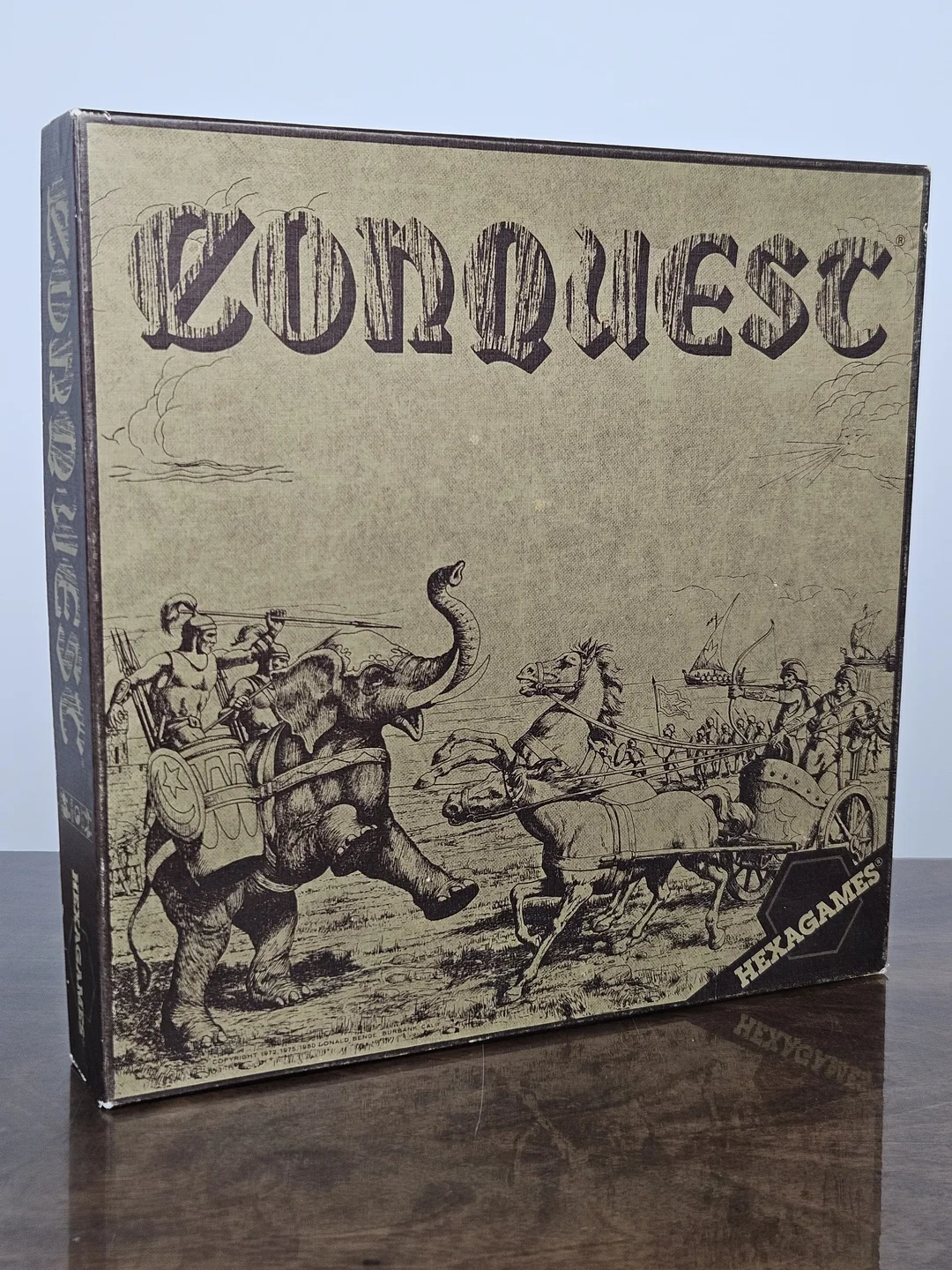 CONCQUESC - Vintage Gesellschaftsspiel - HEXAGAMES  - Bild 1