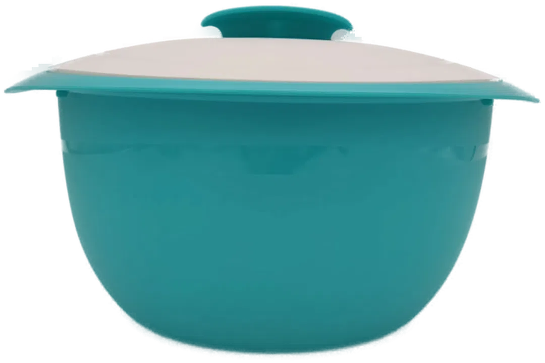 Tupperware Schüssel türkis/weiß 3,5 L - Bild 3