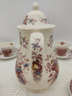 Royal Tudor 'Fruits & Flowers' Kaffee- und Teeservice Keramik | Englischer Schatz - Bild 9