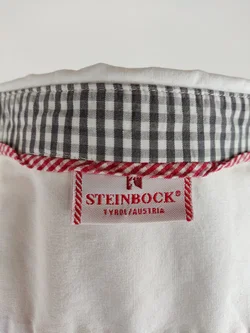 Trachtenbluse Steinbock aus Baumwolle | Traditionsstück – Vorschau 4