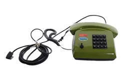 Tastentelefon Grün mit Kabel - Bild 2