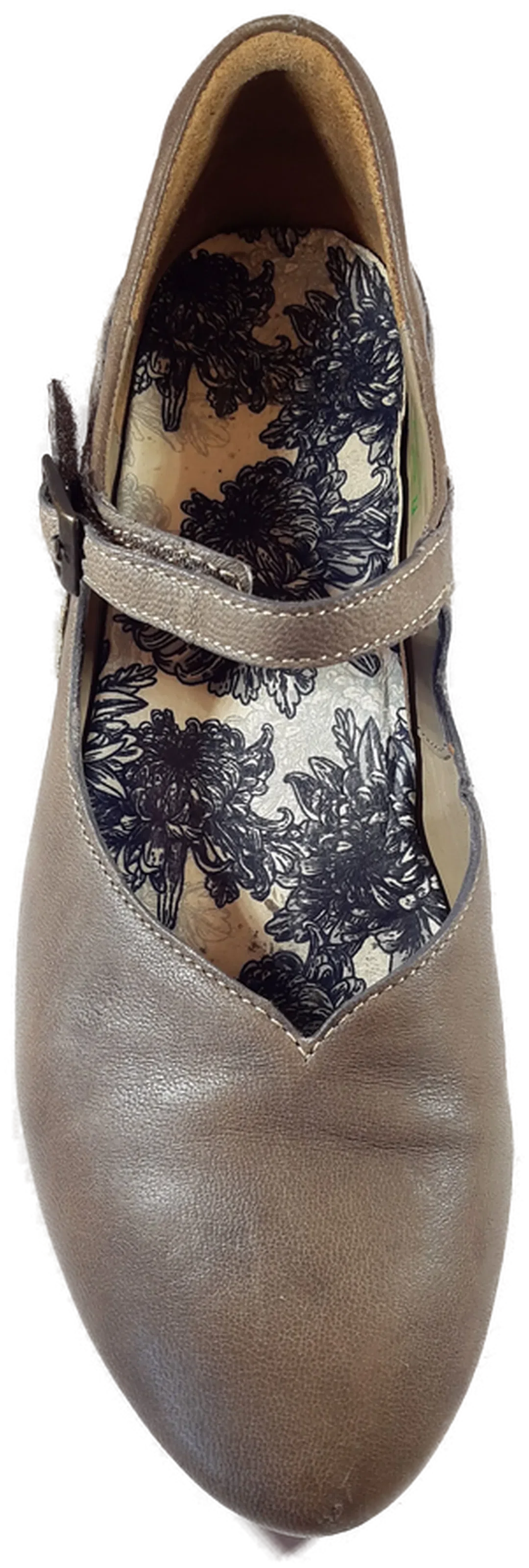 Think! Damen Riemchen Pumps, taupe/creme - Gr. 38,5 – Bild 3