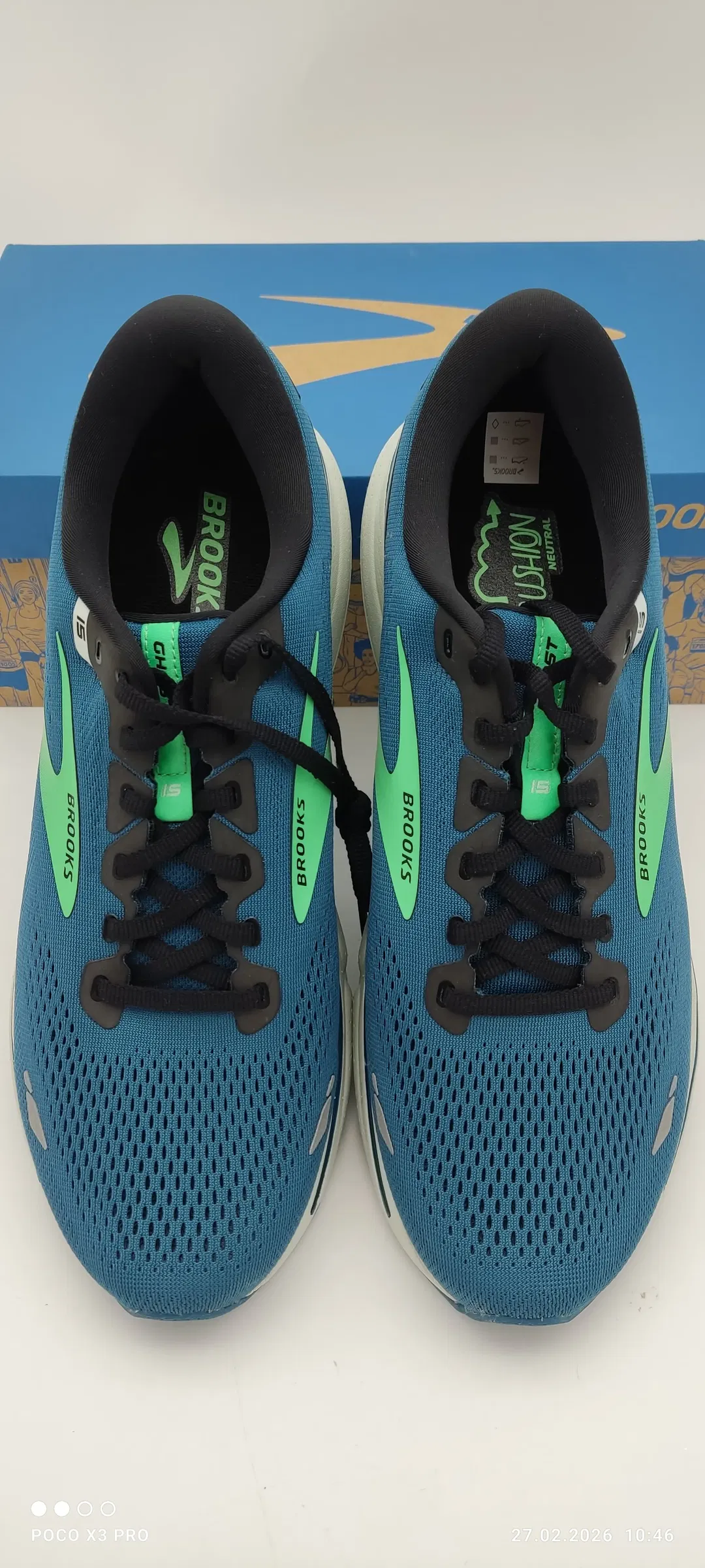 Brooks Ghost 15 Laufschuhe für Herren, Grösse 46,5 - Bild 1