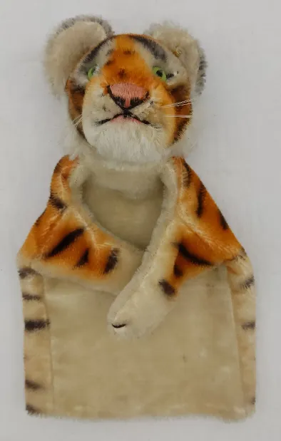 Vintage Steiff - Tiger Handpuppe – Bild 2