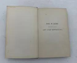 Antikes Buch - Die Wärme betrachtet als eine Art der Bewegung - Bild 2