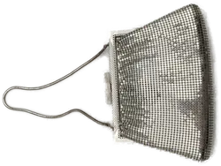 Vintage Glomesh Silber Tasche - Bild 4