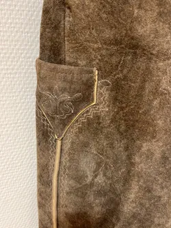 STOCKERPOINT Herren Tracjten-Hirschlederhose Gr. 50 - Neuwertig & kaum getragen - Bild 3