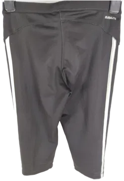 Adidas Climalite Kinder Sporthose, dreiviertellang, schwarz/weiß, Gr. 152 - Bild 5