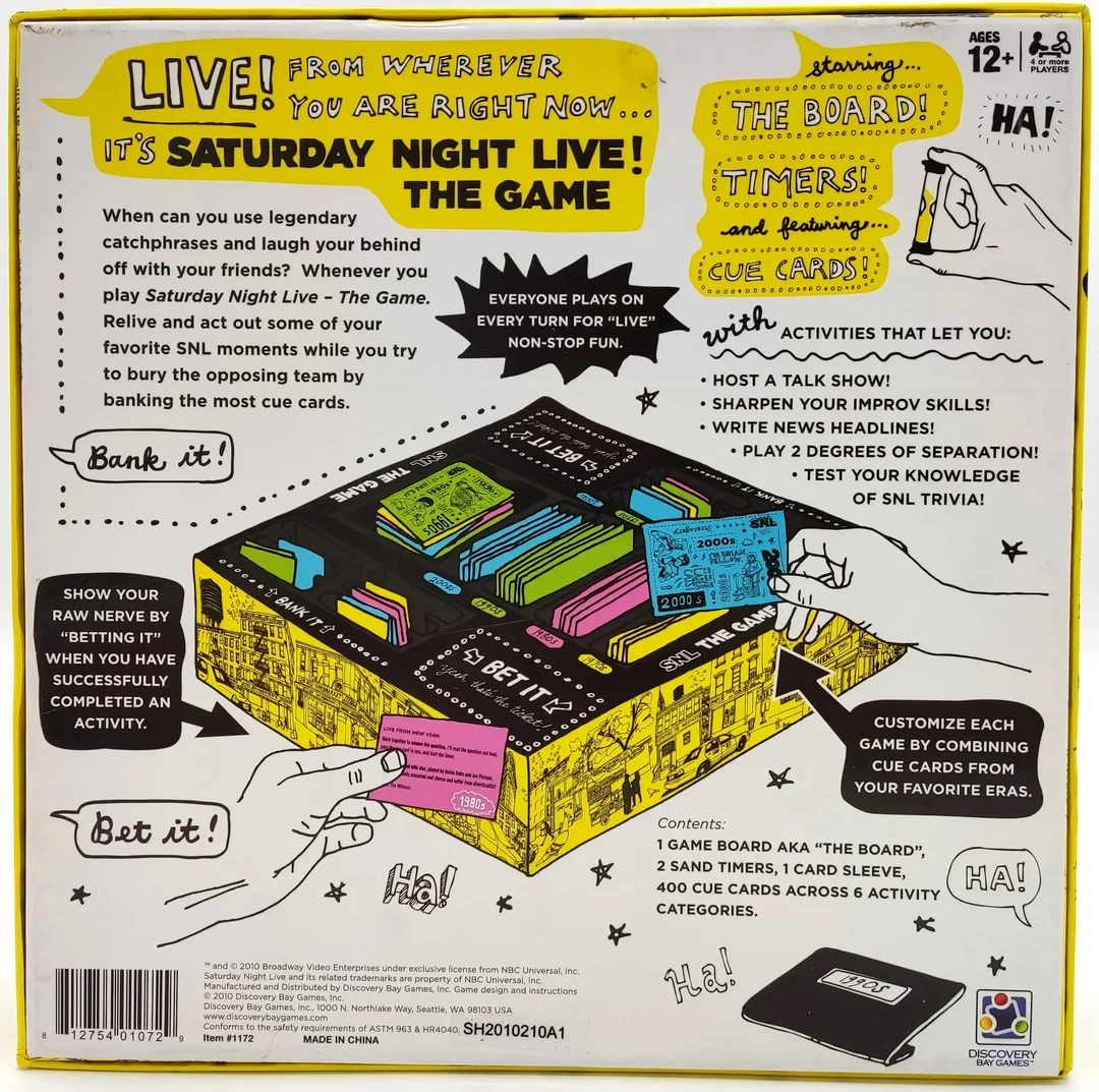 Saturday Night Live The Game- Gesellschaftsspiel - Discovery Bay Games  – Bild 2