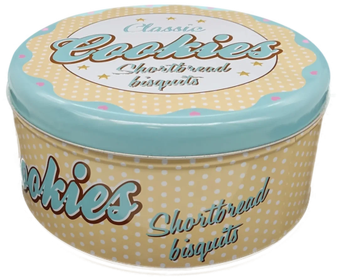 Classic Cookies Blechdose leer 20cm x 9cm – Bild 3