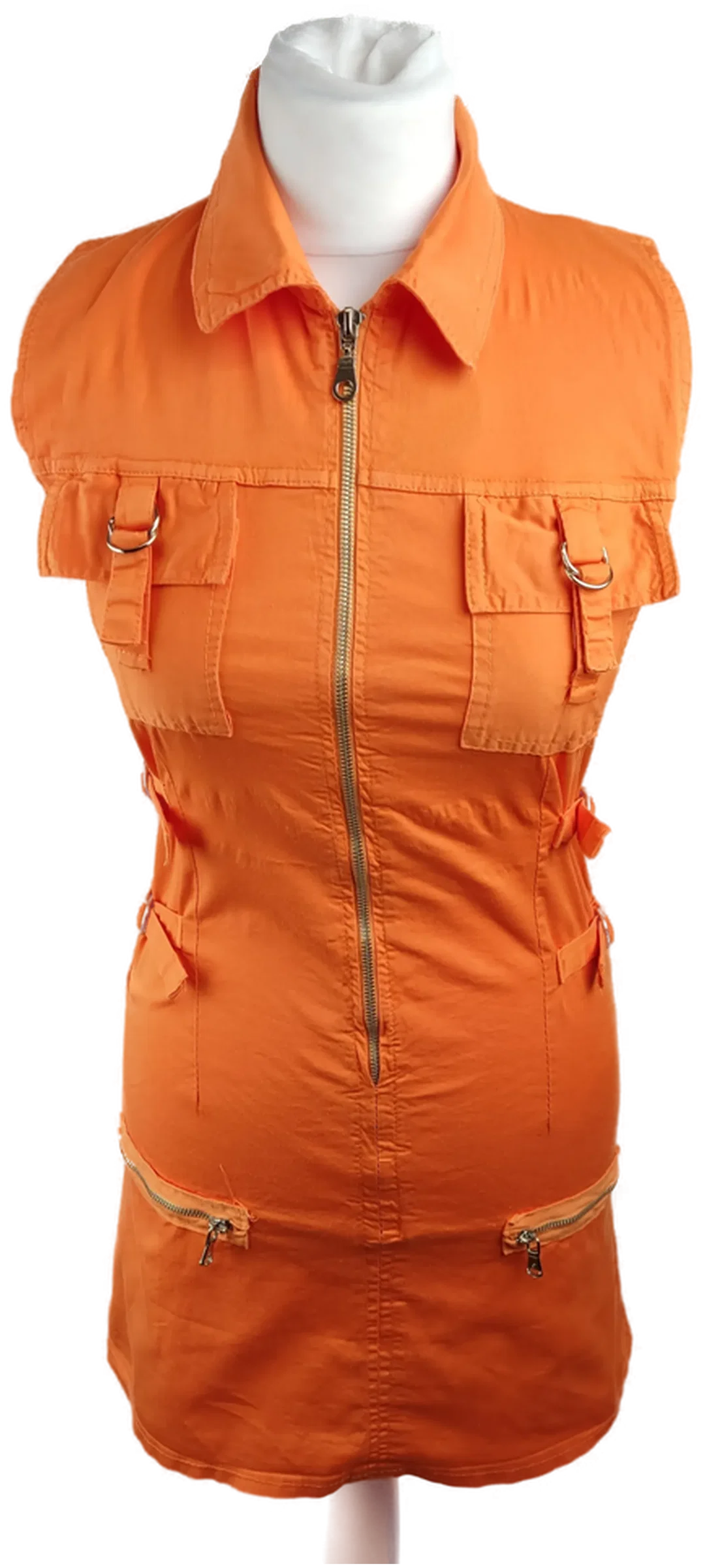 Damen-Overall S aus Baumwolle | Praktischer Taschen-Look – Bild 1