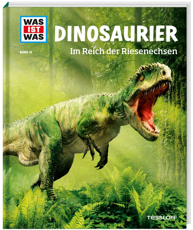 WAS IST WAS Band 15 Dinosaurier. Im Reich der Riesenechsen - Dr. Manfred Baur – Bild 1