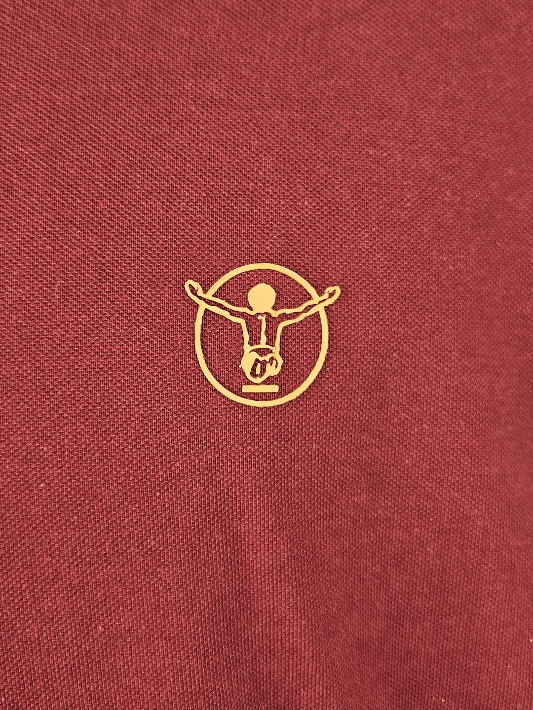 CHIEMSEE Herren Langarm Poloshirt, rot - Gr. XXL  – Bild 5