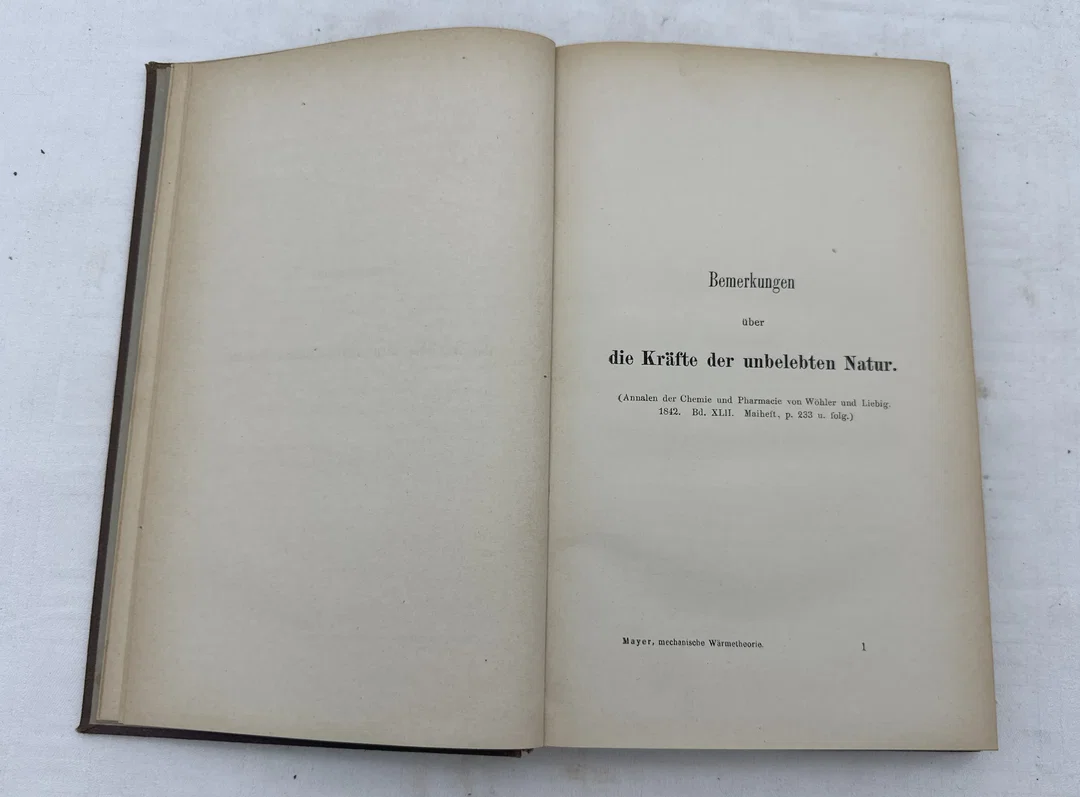 Antikes Buch - Mechanik der Wärme  – Bild 2