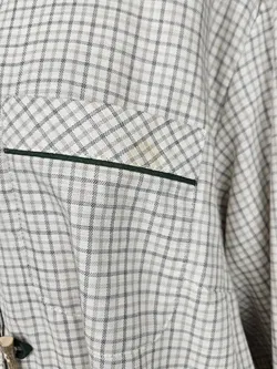 Styrian lady Vintage Damen Trachtenbluse, beige/grün - Gr. XL  - Bild 5