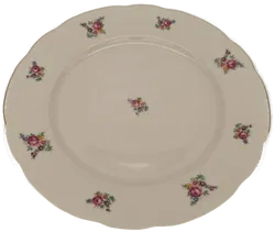 2 Speiseteller Bauernrosen, Vintage, Landhaus - Bild 3