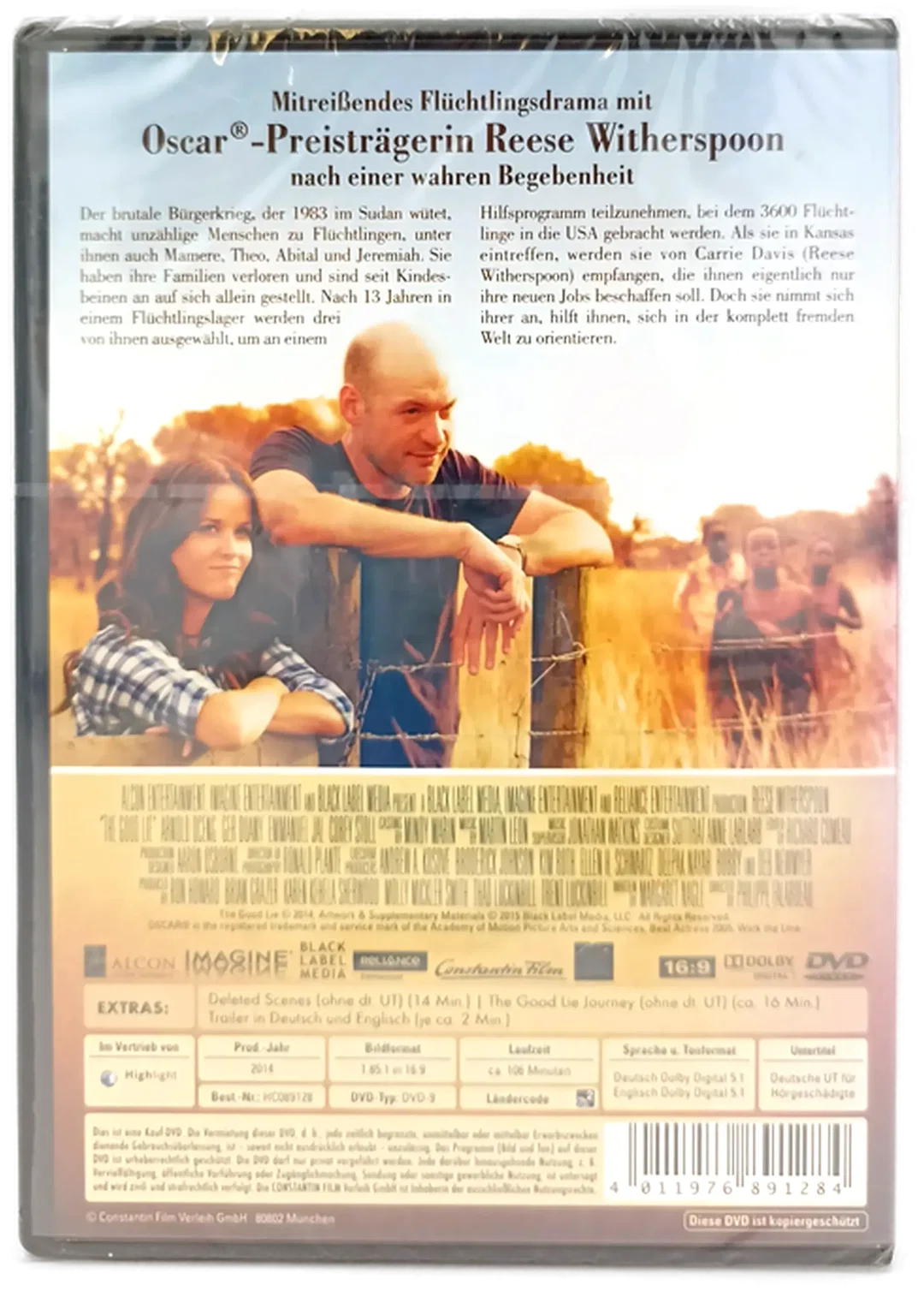 DVD "The Good Lie - Der Preis der Freiheit" (OVP) – Bild 2