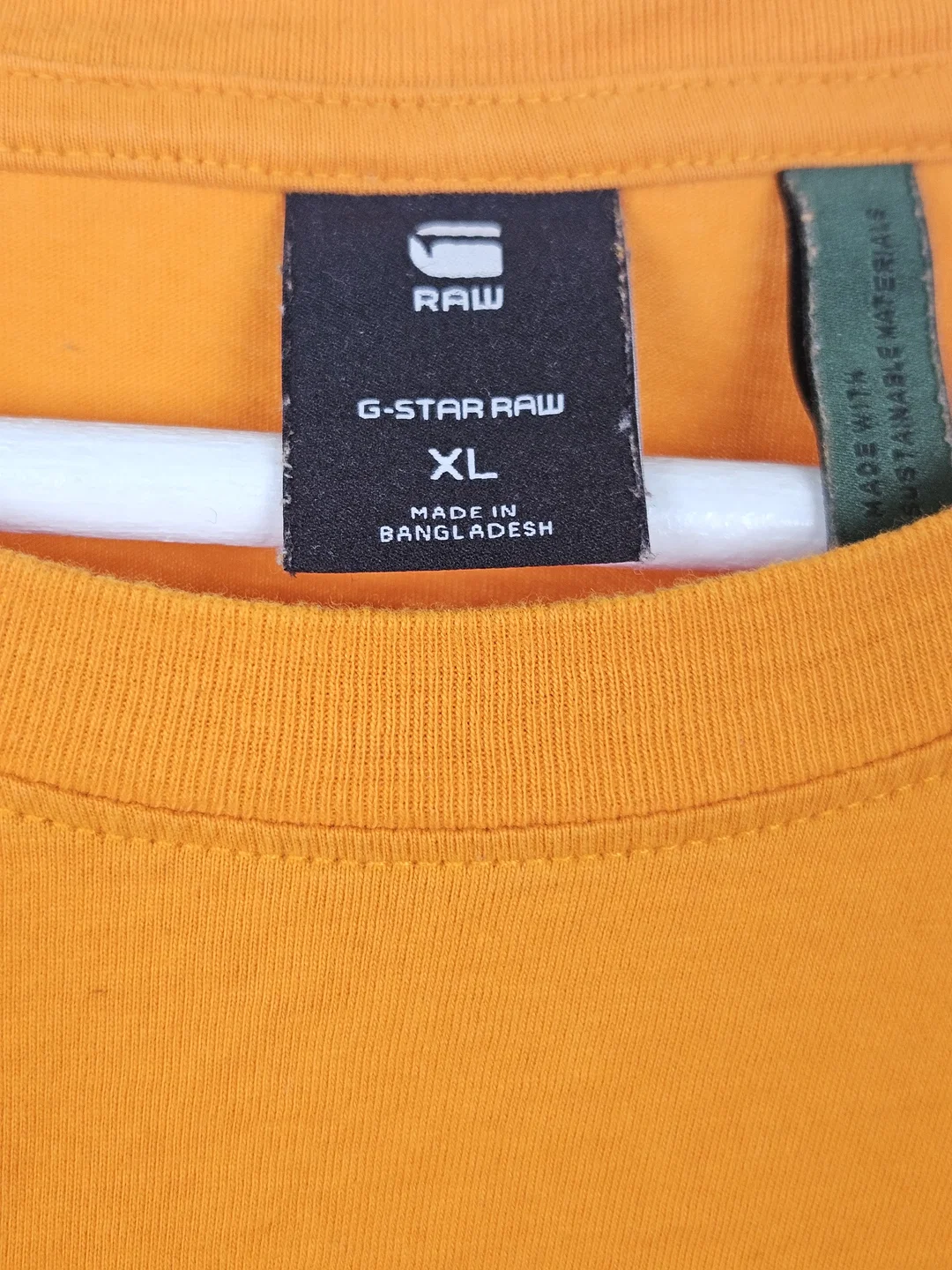 G-STAR RAW Herren T-Shirt, orange - Gr. XL  – Bild 3