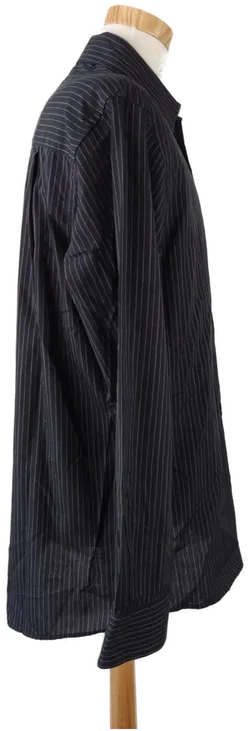 Charles Vögele Herrenhemd, schwarz/beere - Gr. L - Bild 2