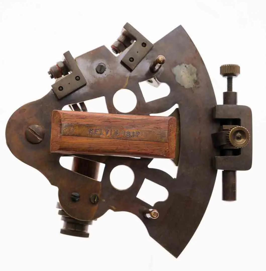 Vintage Wunder der Technik Sextant von Kelvin & Hughes v. 1917 – Bild 6