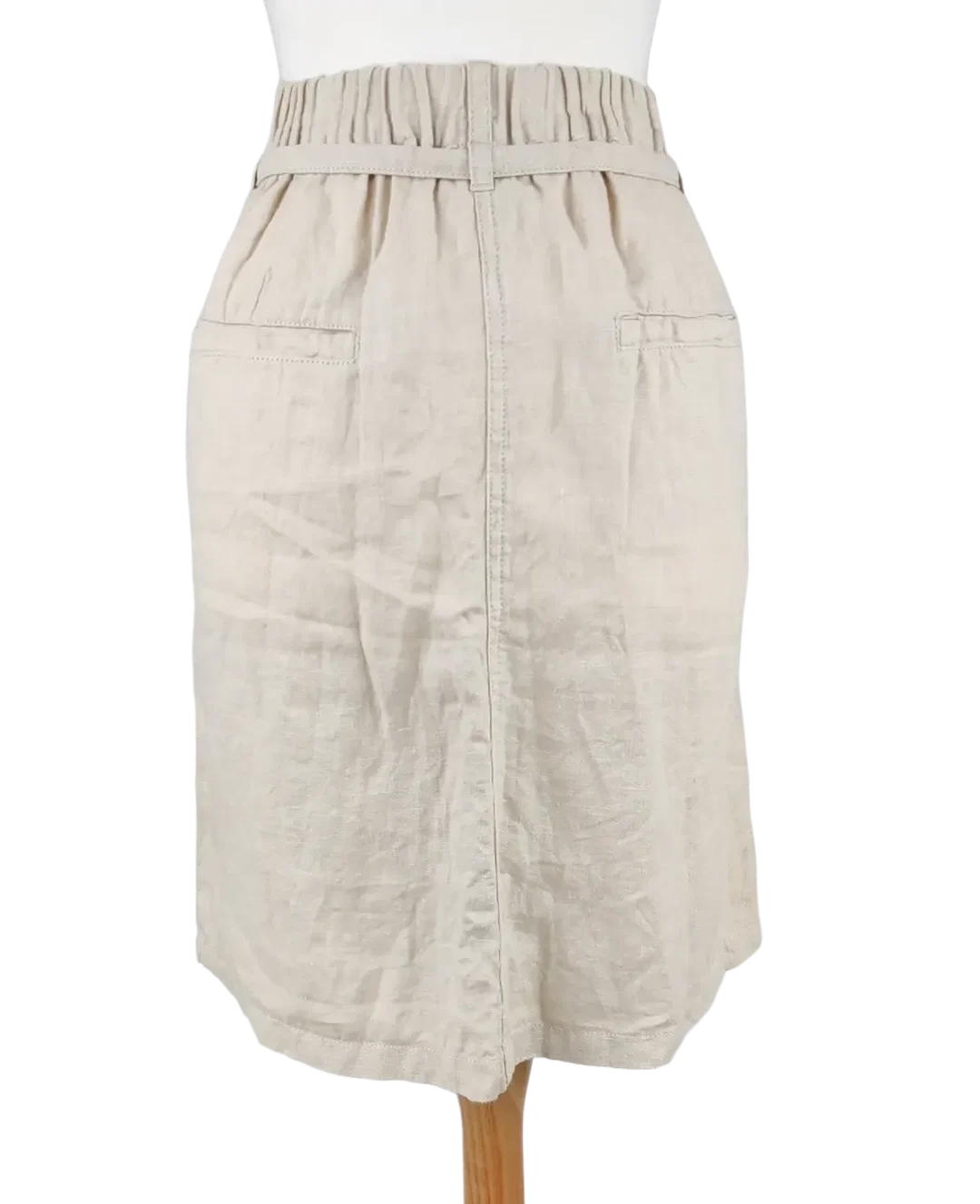 Marc O'Polo Damen Leinenrock, beige - Gr. M – Bild 2