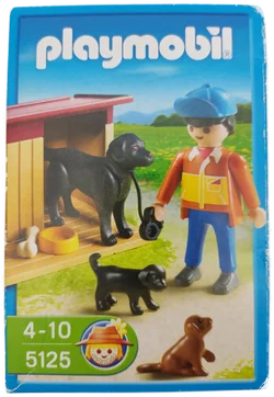 Playmobil Set 5125 (Hofhund mit Welpen), ungeöffnete Originalverpackung! Für Sammler