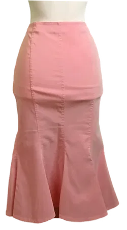 Moschino Damen Midirock rosa Gr. M - Bild 2