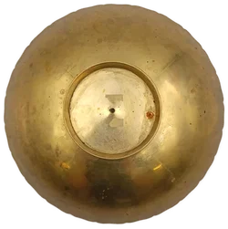 Vintage Messing-Schale mit Emaille-Verzierung – Vorschau 2