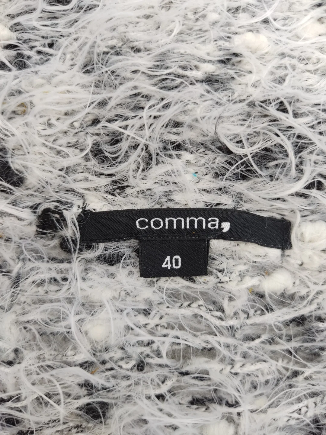 Comma Damen Strickjacke grau Gr. 40 – Bild 5