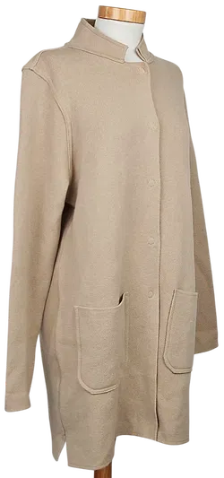 CHELSEA ROSE Damen Wollweste, braun - Gr. L  - Bild 3