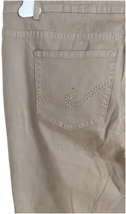 Blue Seven Damen Stretch-Jeans in Beige, Größe 46 - Bild 5