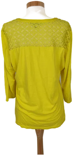Street One Damen Shirt Top 3/4-Arm gelb - XL/42 - Bild 2