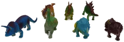 Dinosaurier Figuren 4 Beiner Konvolut 7 Stück  - Bild 4