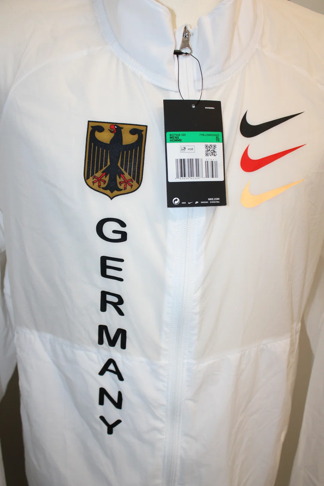  Nike Team Germany Trainingsjacke – Herren Größe XL | Offizielle DLV Nationalteam-Windjacke – Bild 4
