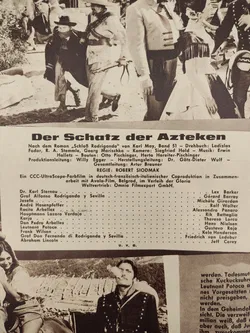 9x Vintage Filmprogramme - Karl May 1960er - Bild 5