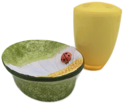 Badezimmer-Set, Zahnbürstenhalter und Seifenschale Marienkäfer – Vorschau 2