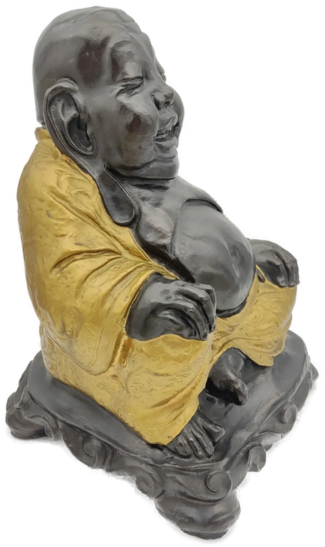 Sitzende Buddha-Statue, Kunststoff | Zen-Dekor – Bild 3