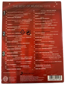 CD The best of MUSICAL Hits Inhalt 3 CD's - Bild 2