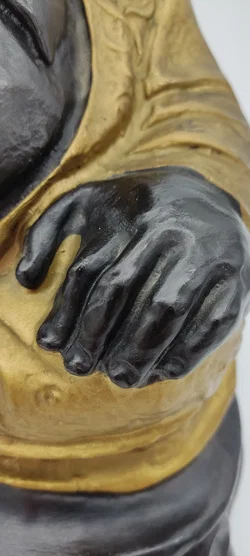 Sitzende Buddha-Statue, Kunststoff | Zen-Dekor - Bild 8