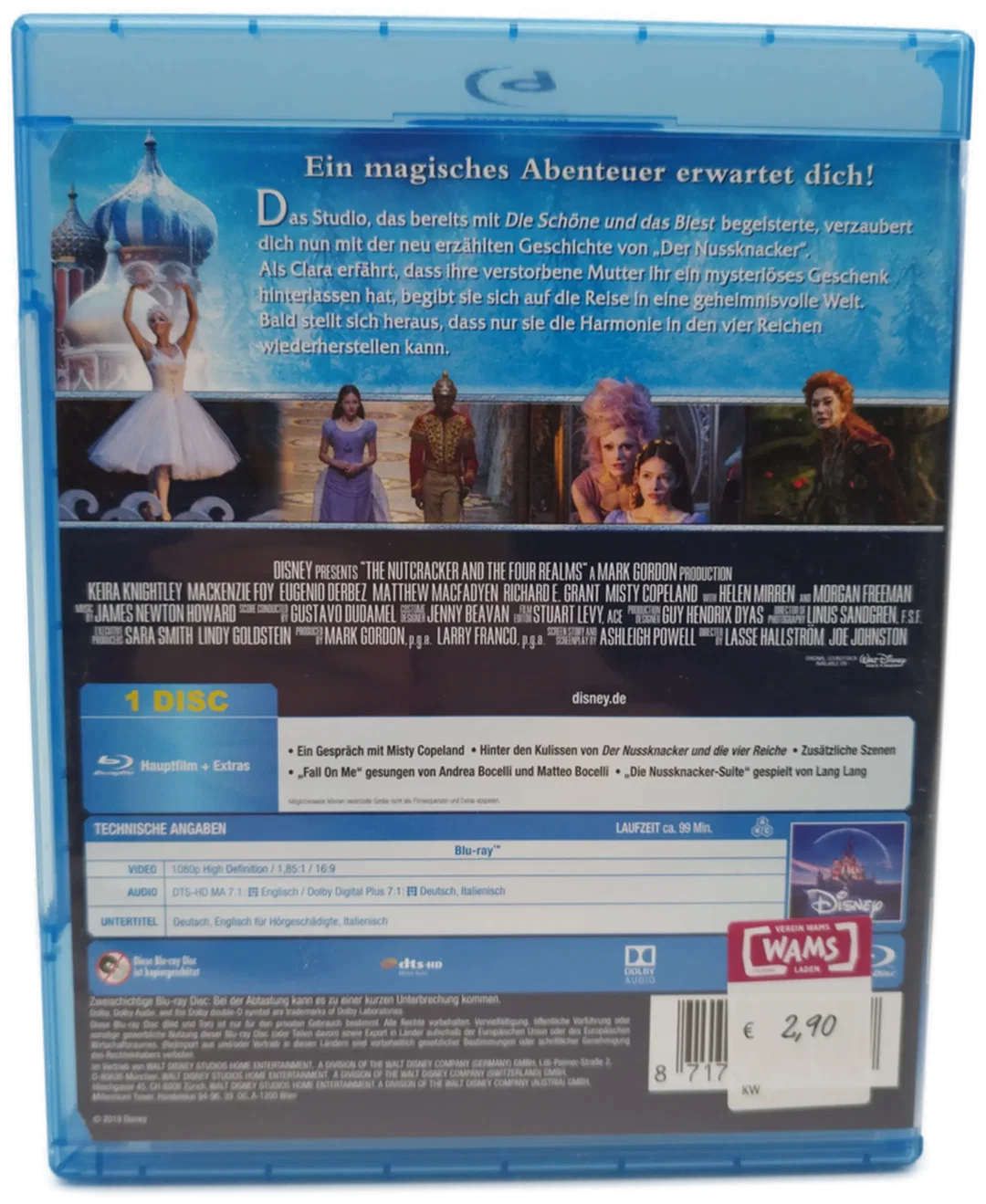 Blu-ray Disney – Der Nussknacker (Deutsch) | Magisches Familienkino – Bild 2