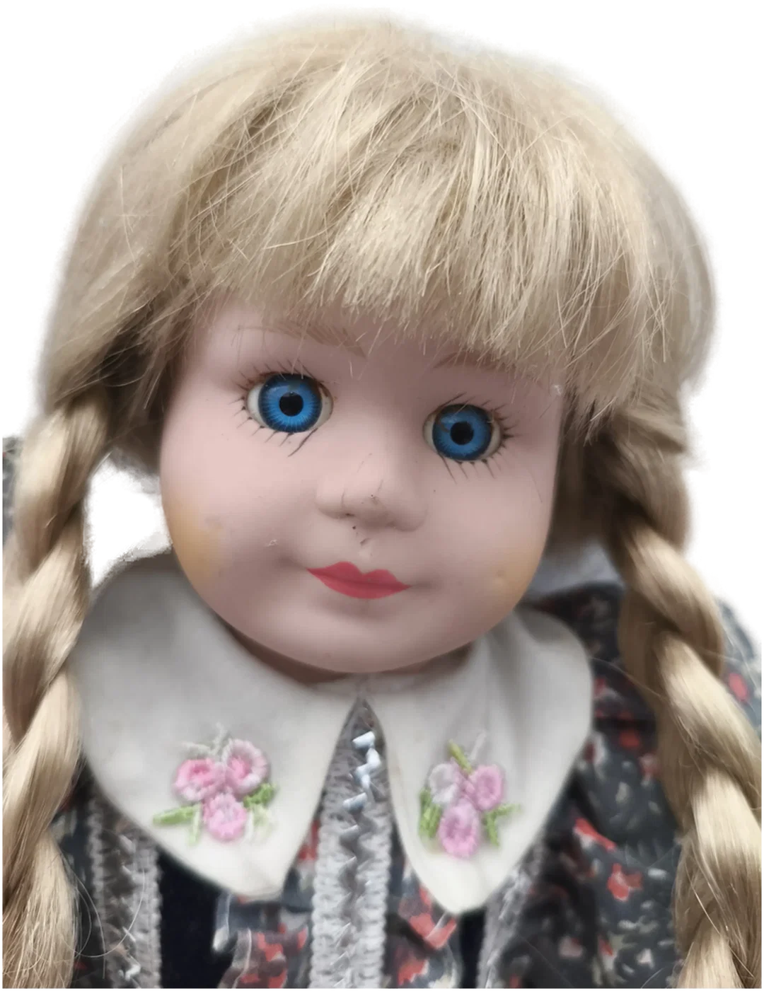 Porzellanpuppe, 42cm, Vintage 80er Jahre – Bild 2