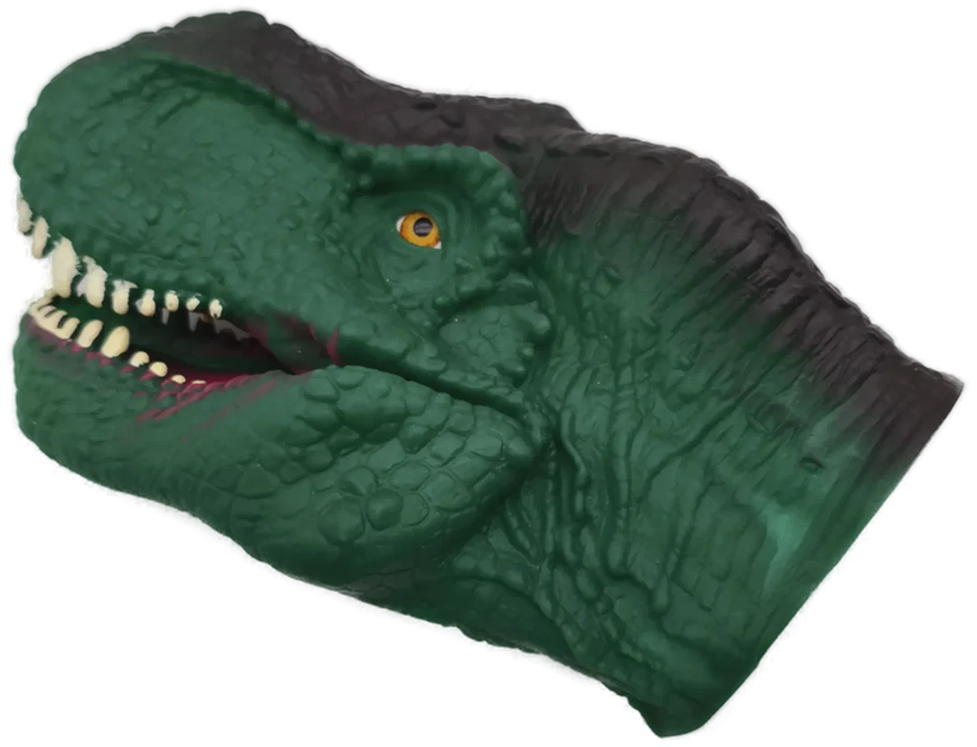 Handpuppe T-Rex Dinosaurier, Gummi – Bild 2