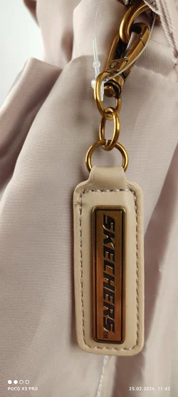 Skechers Schultertasche Beige Kunstleder | Leichter Klassiker - Bild 6