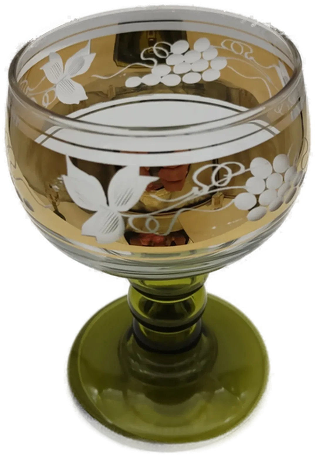 3er-Set Rhein-Römer Kristall Gläser Goldrand |  Vintage-Charme – Bild 6