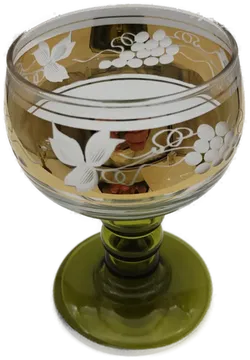 3er-Set Rhein-Römer Kristall Gläser Goldrand |  Vintage-Charme - Bild 6