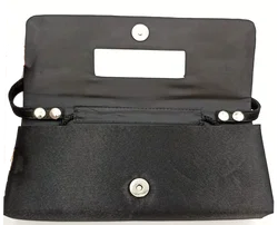 Nicoli Damen Clutch schwarz – Vorschau 8