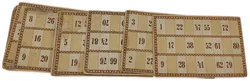 Vintage Sammlung von Bingokarten und Steinen  - Bild 5